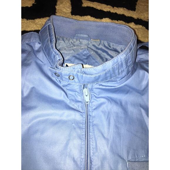 Vtg 80's Members Only Jacket Blue Windbreaker Mens Size 44 Made in Hong Kon - Picture 3 of 9